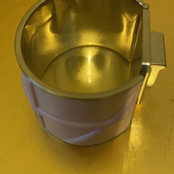 DIOR 💯% authentic diorama pink metal/leather cuff - Picture 10 of 13